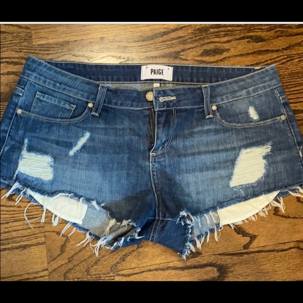 Paige denim cut offs